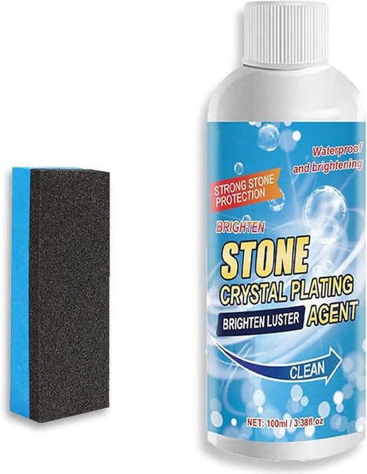 1pcs Stone Stain Remover Cleaner,Kitchen Marble Oil Stain Cleaner,Marble Cleaner and Polish,Marble Stone Cleaner Polishes,Effective Removal of Oxidation,Rust,Stains